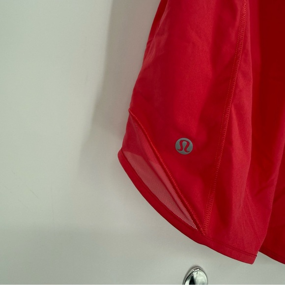 Lululemon Hotty Hot High Rise Short 4” Lined Size 8 Sunset Orange - Picture 7 of 9